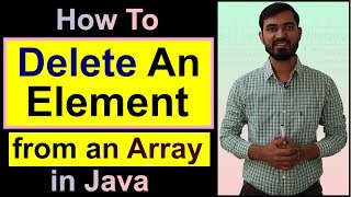 How to Delete An Element From An Array In Java (Hindi)