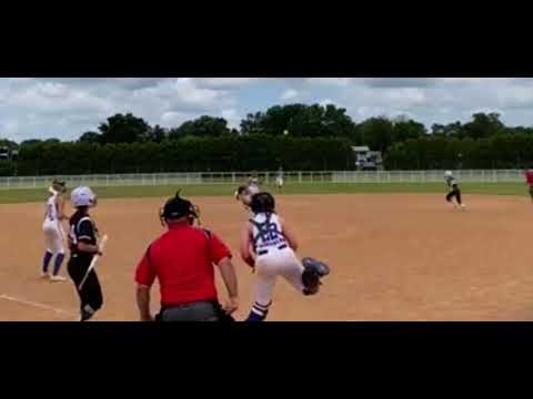 Emily Michalak behind the plate