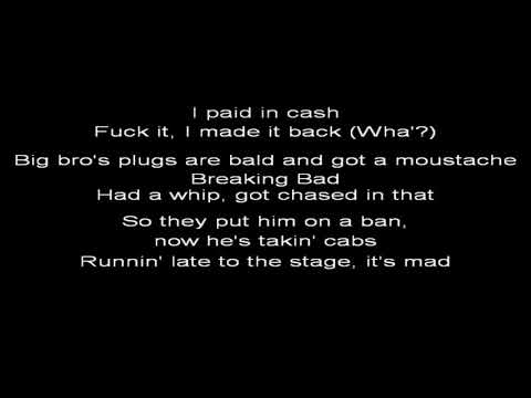 DigDat x Aitch - Ei8ht Mile [Lyric Video on screen]