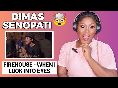 Dimas Senopati - Firehouse - When I Look Into Your Eyes (Acoustic Cover) | SINGER REACTION!!!😱