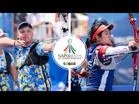Ukraine v USA – recurve mixed team bronze | Napoli 2019 Universiade