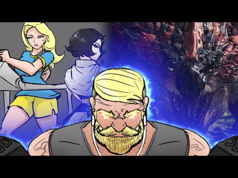 What Monster Hunter track do you think he's listening to?