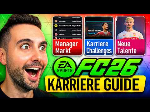 FC 26 Karrieremodus GUIDE: Alle Einstellungen & neuen Features erklärt!! 🔥
