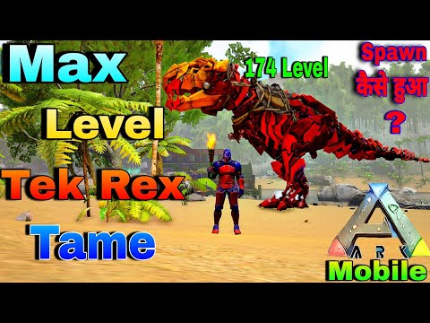 ✅ "How To TAME MAX LEVEL TEK REX! 🔥 Strongest Rex Ever in ARK Mobile"