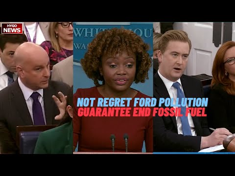 Biden not regret endorse Ford EV F150 Pollution & Keystone XL Pipeline; I guarantee end fossil fuel