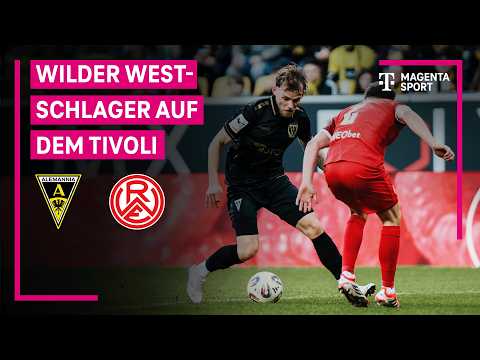 Alemannia Aachen - Rot-Weiss Essen, Highlights mit Live-Kommentar | 3. Liga | MAGENTA SPORT