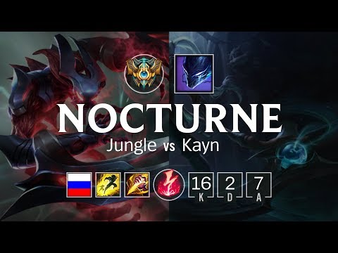 Nocturne Jungle vs Kayn - RU Challenger Patch 8.8