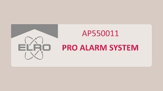 Het ELRO Pro Alarmsysteem installeren (AP5500)