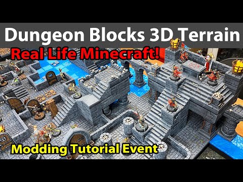 Dungeon Blocks 3D Terrain: Real Life Minecraft!