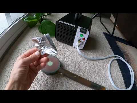 007 BBMPulser 4S  bend test. Strong Magnetic Pulser bends 128 sheets of Aluminum with 1 Pulse