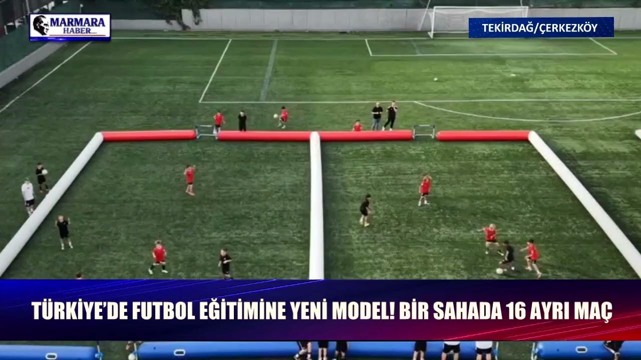 Türkiye’de futbol eğitimine yeni model! Bir sahada 16 ayrı maç