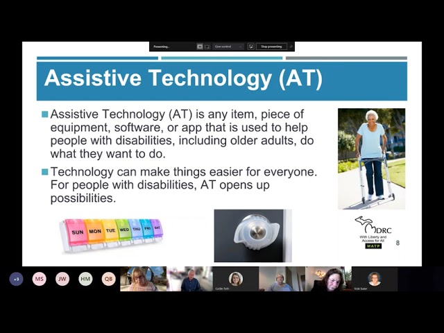 Assistive Technology to Support Living Inclusively in the Community - August 2021