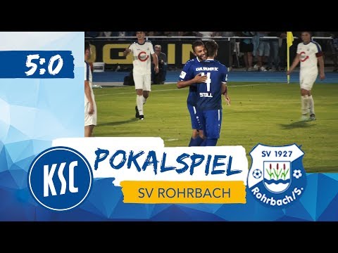 Pokalspiel KSC vs. SV Rohrbach @WPTV