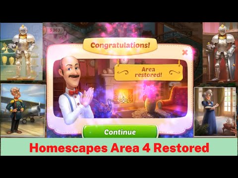 Homescapes Area 4 Restored