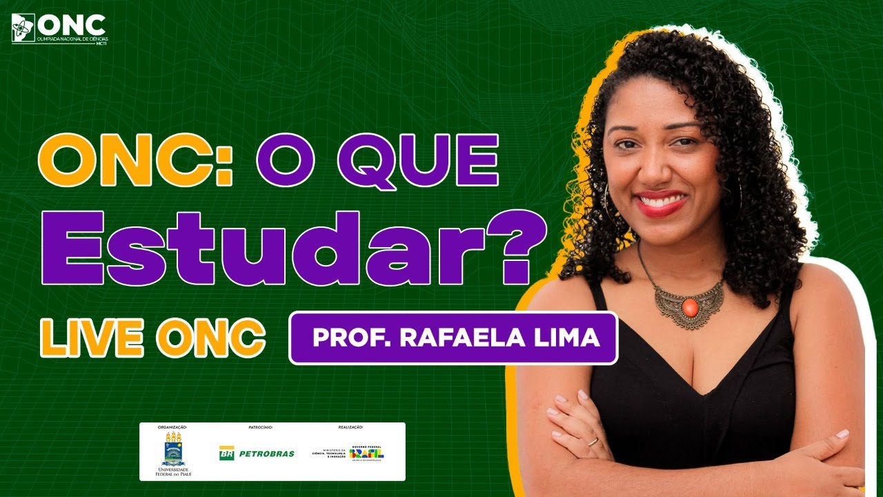 ONC: O que estudar? - Live Prof. Rafaela Lima