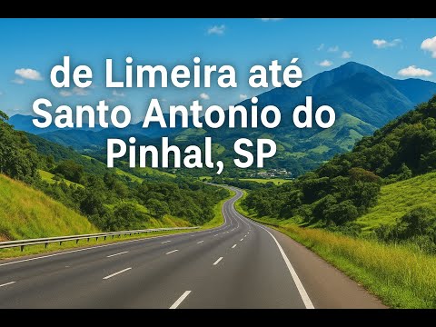 📍 De Limeira, SP até Santo Antônio do Pinhal, SP