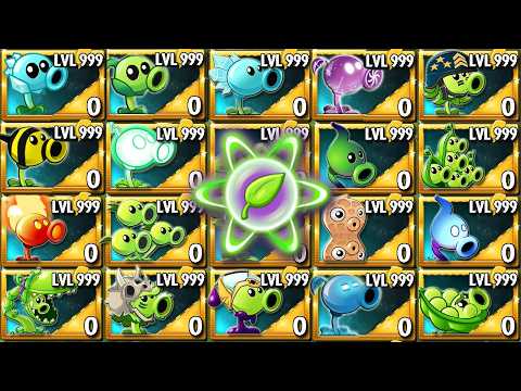All Pea Plants *3 Power Up Vs Team Zombie Frozen - Who Will WIn? - Pvz 2 Plant vs Plant