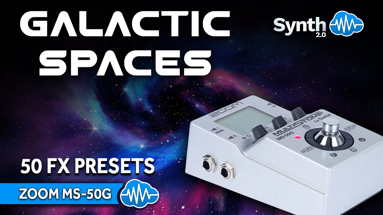 LFO180 - Galactic Spaces - Zoom MS-50 G ( 50 presets ) - Video Preview 1