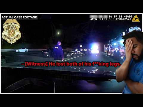 Challenger Hellcat STRIKES Maryland Police Officer at 162mph RIPPING both of his Legs OFF!