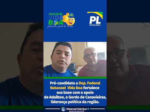 Natanael fazendo alianças com o Adailton, de Canavieiras