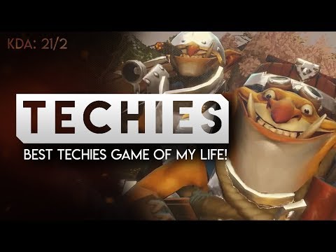 THE BEST TECHIES GAME OF MY LIFE. MUST WATCH 21-2 KDA,  WIN OR LOSS????