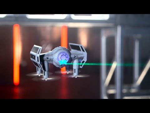 Star Wars drones battle mid-air at 35mph