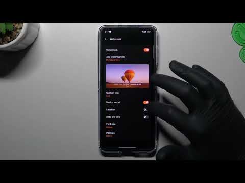 How to Apply a Custom Photo Watermark on a OPPO Find N2 Flip - Customize Camera Watermark