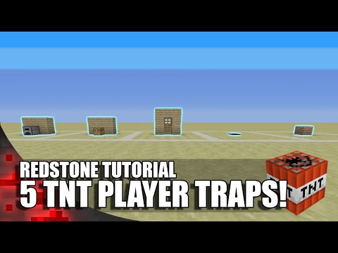 Minecraft: 5 Easy TNT Player Traps Video