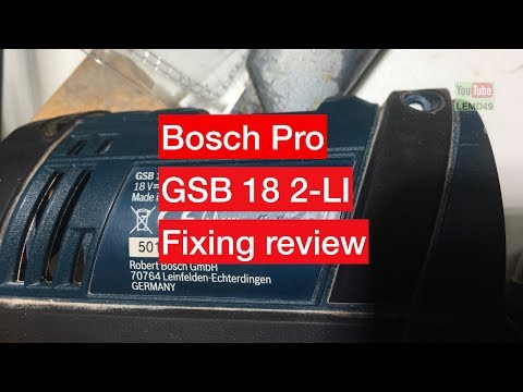 DIY - Bosch Drill Fixing Repair Review - DC motor replaced - Returned to service for 29 euros ⚙️👍