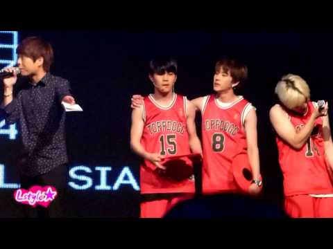 141207 TOPPDOGG Showcase Malaysia Hansol Bjoo Sweet Moment ❤‬ ‪#‎HANSOL ‪‬ #‎BJOO‬ @ToppDoggHouse ‪