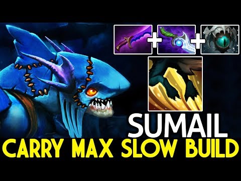 SUMAIL [Slark] Monster Carry Max Slow Build WTF Plays 7.22 Dota 2