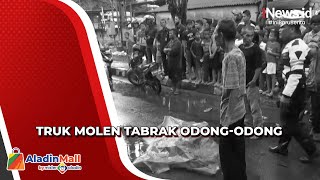 Download lagu Truk Molen Terlibat Kecelakaan Beruntun di Cengkareng, 1 Penumpang Odong-Odong Tewas mp3