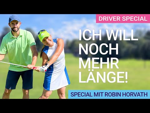 Golftipps: Driverspecial: Robin x Martina: Wie ich noch mehr Länge mit dem Driver bekomme