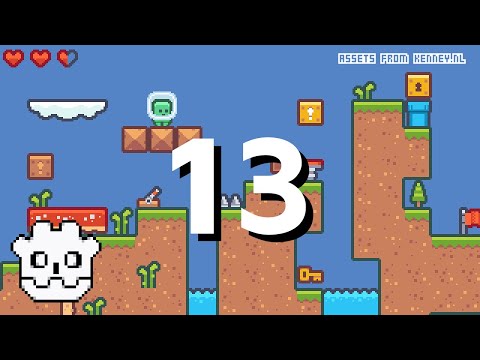 Pixel Platformer Tutorial / Code Along P13 (Smash Enemy + Particles) - Godot Engine