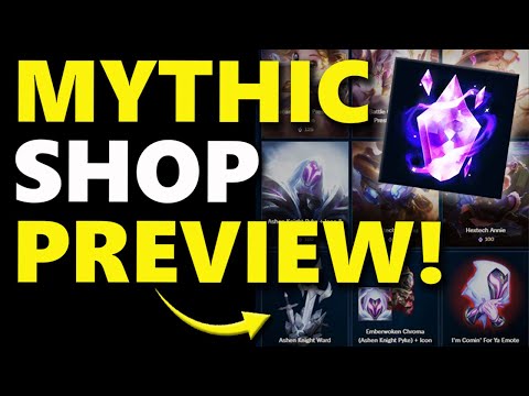 MYTHIC SHOP UPDATED! Ashen Knight Pyke | Opening Chests & Mythic Essence | Content Overhaul | PBE