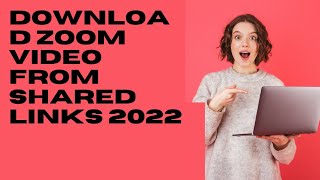 how to download zoom recording from shared links on android  how to download and save zoom recording