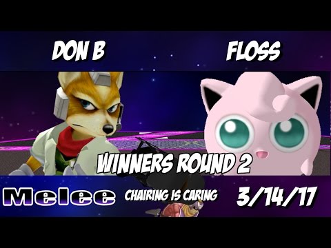 Chairing is Caring 3/14/17 - Don B (Fox) vs. Floss (Puff) - SSBM Winners Round 2