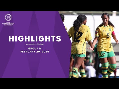 Group D Highlights, February 20 | 2025 Concacaf Women's U-20 Qualifiers