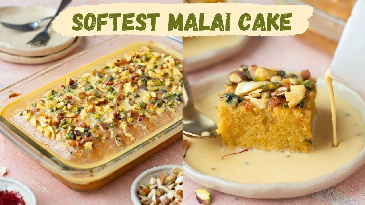 How To Make Malai Cake at Home