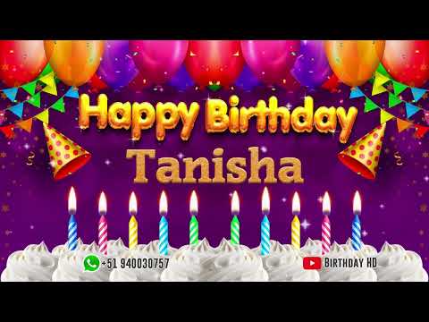Tanisha Happy birthday To You - Happy Birthday song name Tanisha 🎁