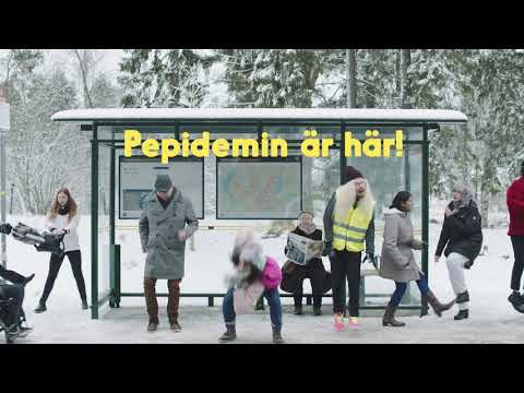 Upp & hoppa, Sverige! Pepidemin är här!