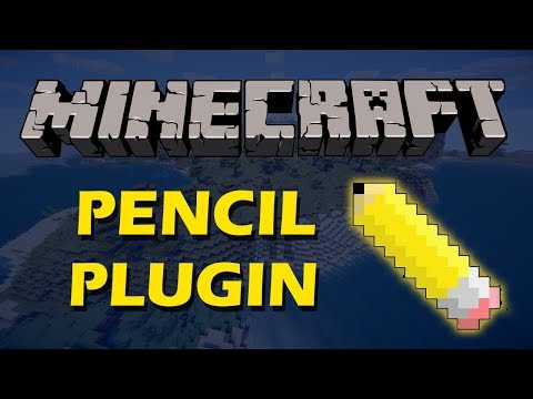 Edit terrain and manipulate blocks in Minecraft with Pencil Plugin