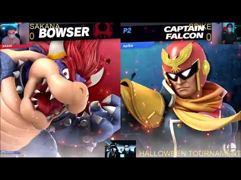 4o4 Monster Smash Halloween Tourney - Sakana (Bowser) vs Kuma| Spike (Captain Falcon) - Winners R3