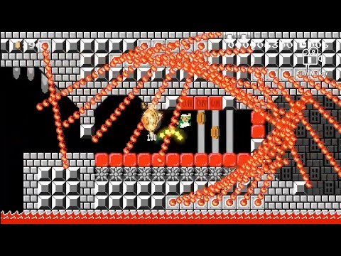Lava Castle SPEEDRUN ! [20sec] by TPさんだ~YT SMM2