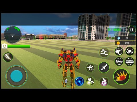 Bus Robot Car Drone Robot Game - Android Gameplay #2