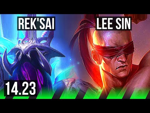 REK'SAI vs LEE SIN (JGL) | 11/4/9 | KR Challenger | 14.23