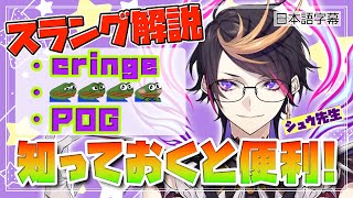 にじENを見るなら知っておきたいスラング英語の解説【闇ノシュウ / Shu Yamino / Luxiem / 切り抜き】