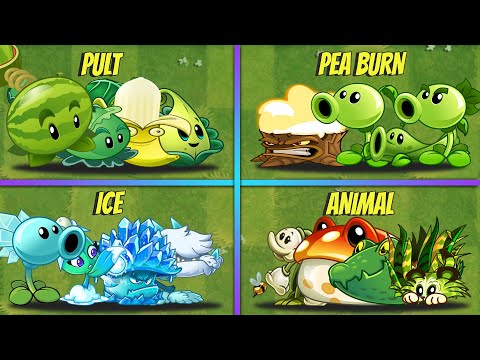 4 Best Random Team Plants - Which Team Will Win? - PvZ 2 Team Plants vs Team Plants