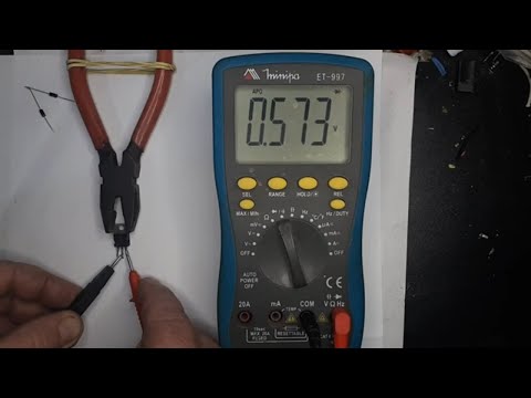 Como Testar Transistor BUL49D Usando Um Multímetro Digital