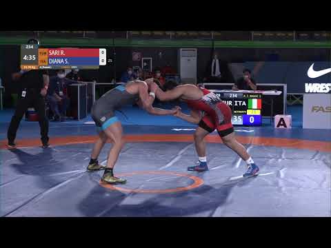 Round 1 FS - 79 kg: R. SARI (TUR) v. S. DIANA (ITA)